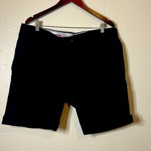 Black Bermuda shorts